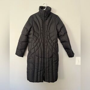 L.L. Bean Women's Black Quilted Puffer Long Coat/Parka